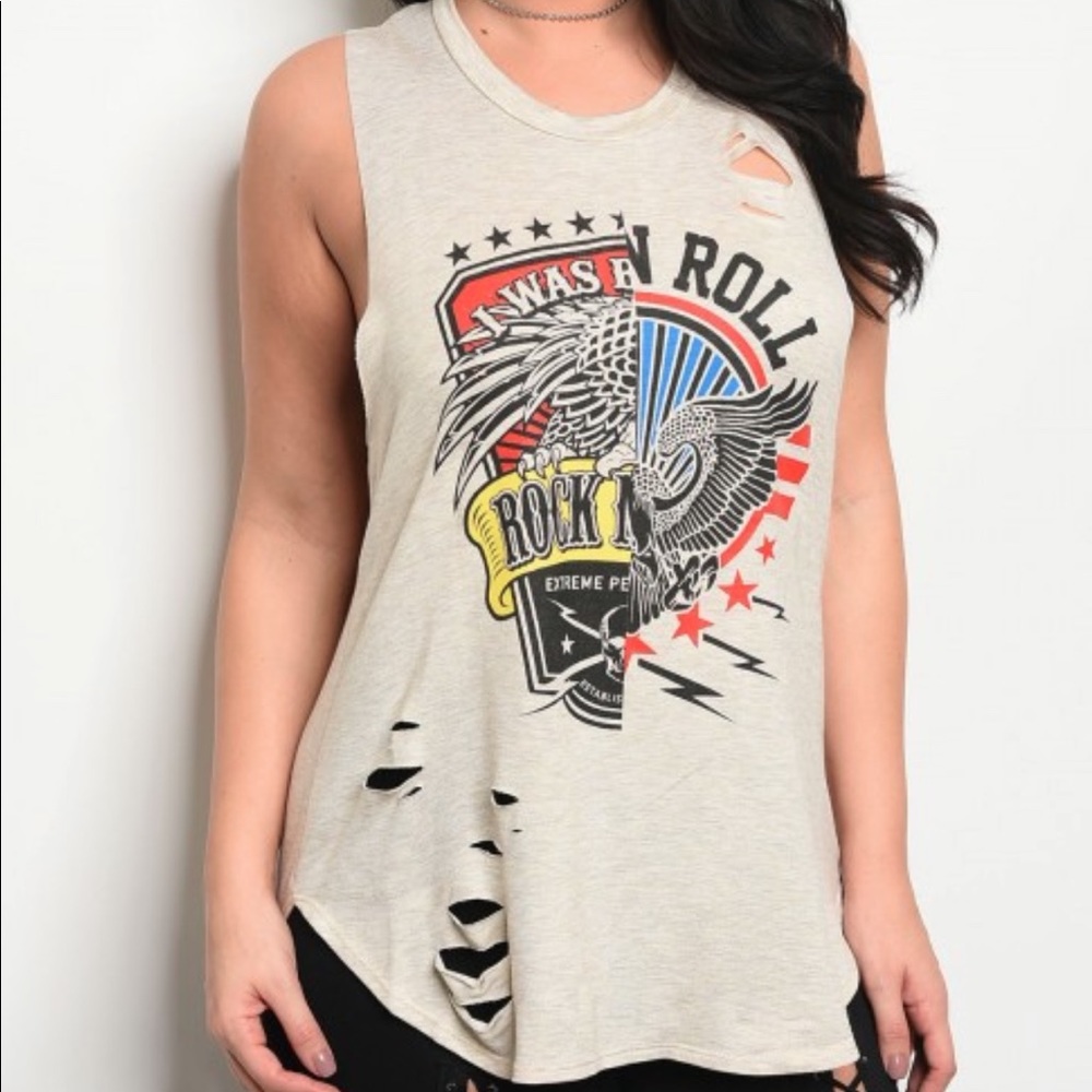 Rock N Roll Plus Size Tank